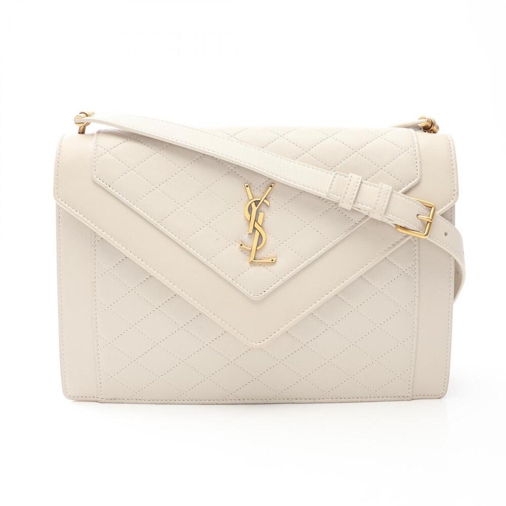 Yves Saint Laurent Saint Laurent Paris Satchel Gabby Shoulder Bag Handbag Lea...